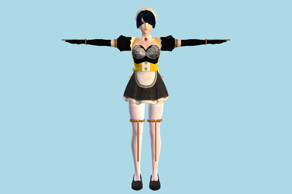 Girl 3d model