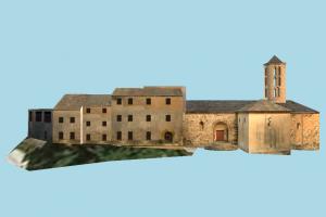 Church castle, church, museum, tower, house, building, structure