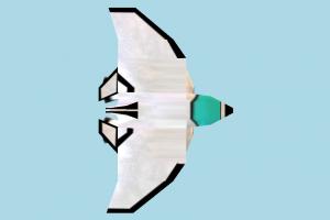 Spaceship spaceship, spacecraft, space, ship, craft, aircraft, airplane, plane, air, vessel, lowpoly