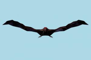 Mutated Bat Resident-Evil, RE, resident, evil, monster, bat, xna, characters, rigged