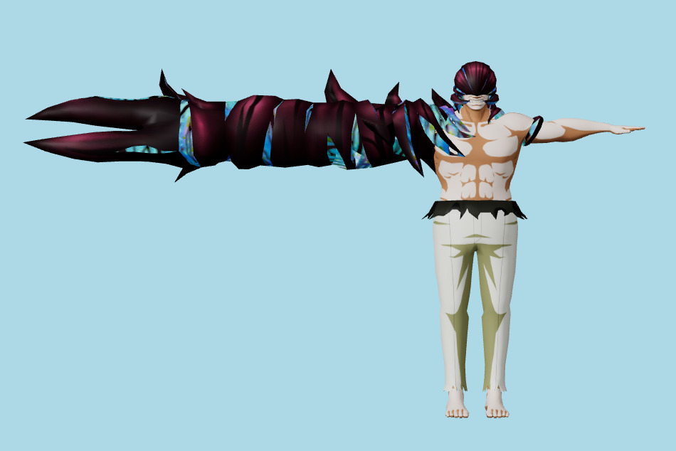 Tokyo Ghoul Re Birth - Yakumo Oomori 3d model