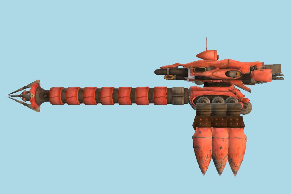 Mobius Final Fantasy Guard Scorpion Robot 3d model