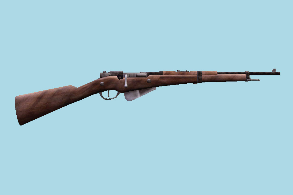 Berthier Rifle 3d model