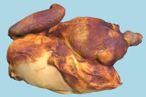 Grilled Chicken chicken, fried, fastfood, grilled, food, dinner, dish, meal, lunch, scanned