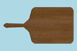 Cutting Board kitchen-stuff, cut, board, kitchen, cook, plate, wooden, lowpoly