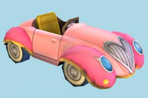 Car car, vehicle, carriage, cartoon, toony, lowpoly
