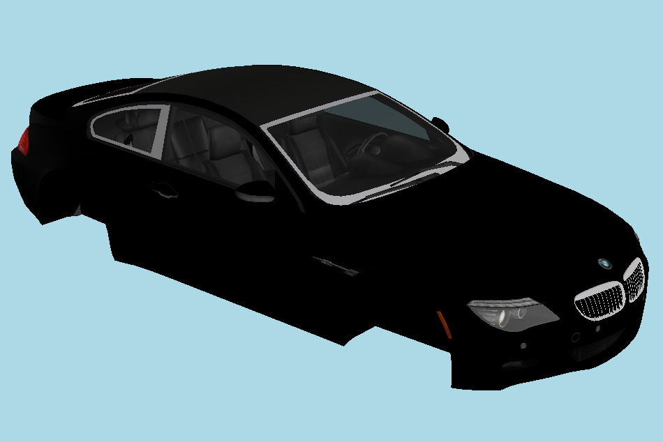BMW M6 Coupe Car 3d model