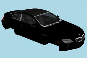 BMW M6 car-body, car-parts, no-wheels, bmw, car, vehicle
