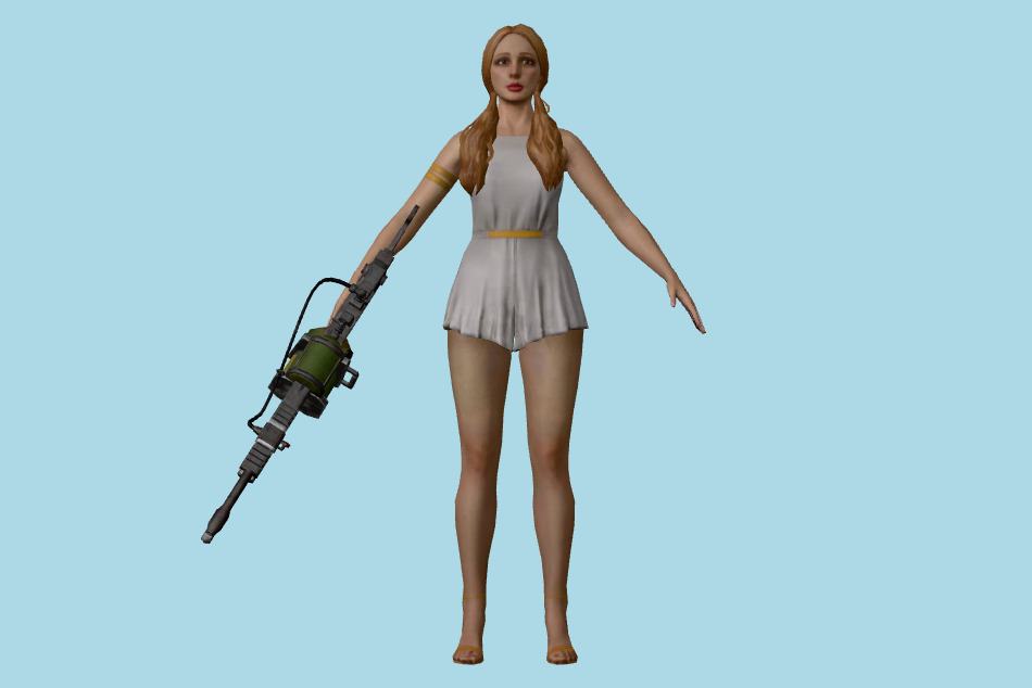 Resident Evil Survival Unit: Katherine 3d model