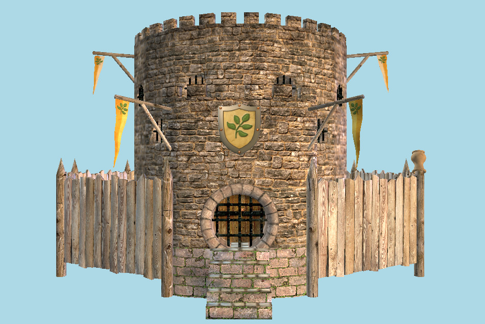 Guard House 3d model