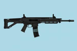 Weapon rifle, submachine, auto-gun, handgun, weapon, gun, firearm, arm