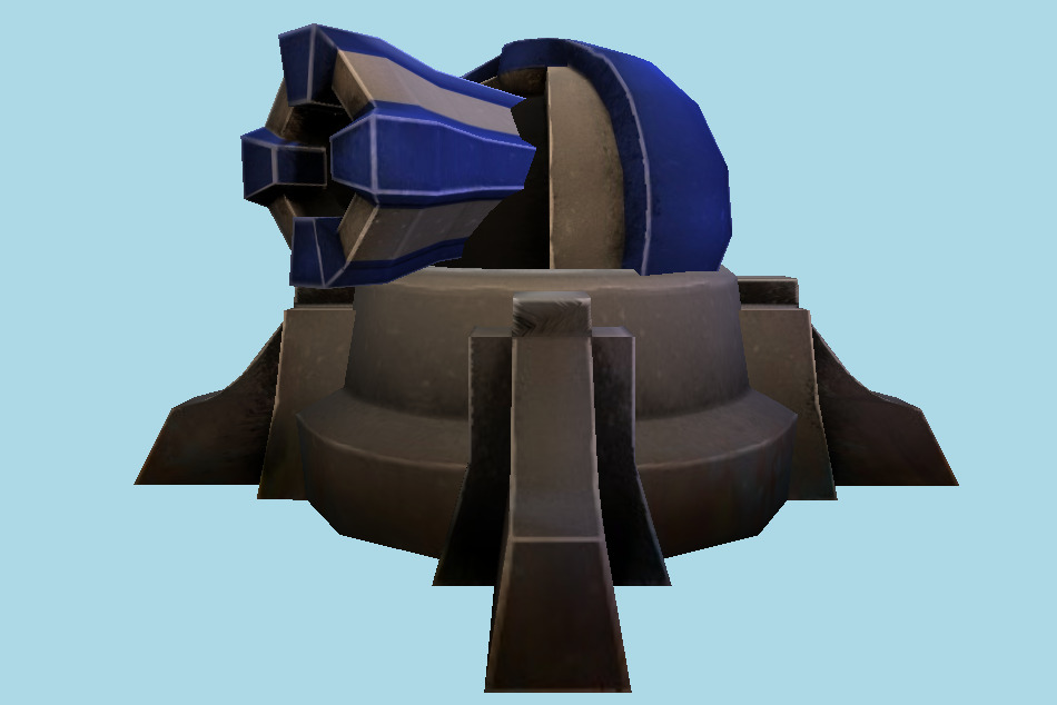 Basic Defense Tower 3d model