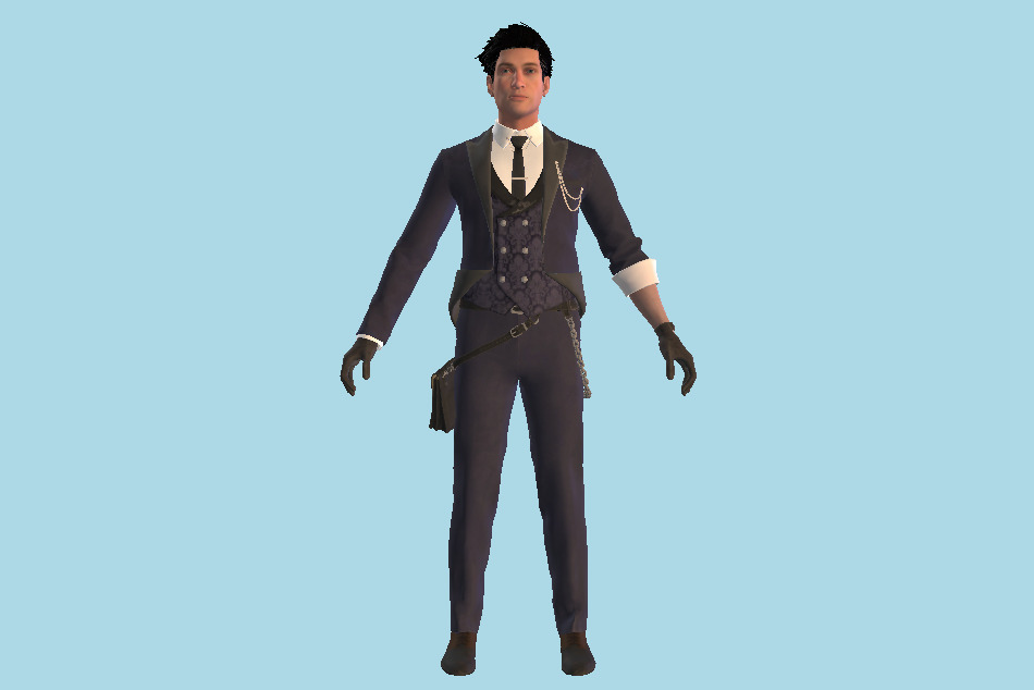 Sherlock Holmes 3d model