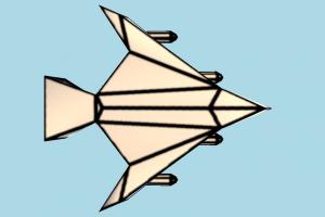 SpaceShip spaceship, spacecraft, space, ship, craft, aircraft, airplane, plane, air, lowpoly, cartoon, vessel