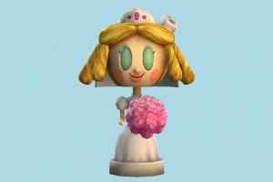 Zip Lash Birdie bride, girl, female, people, human, character, queen, cartoon