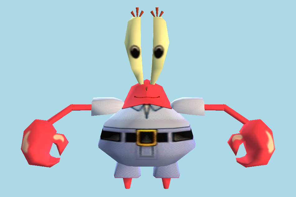 SpongeBob SquarePants Operation Krabby Patty Mr. Krabs 3d model