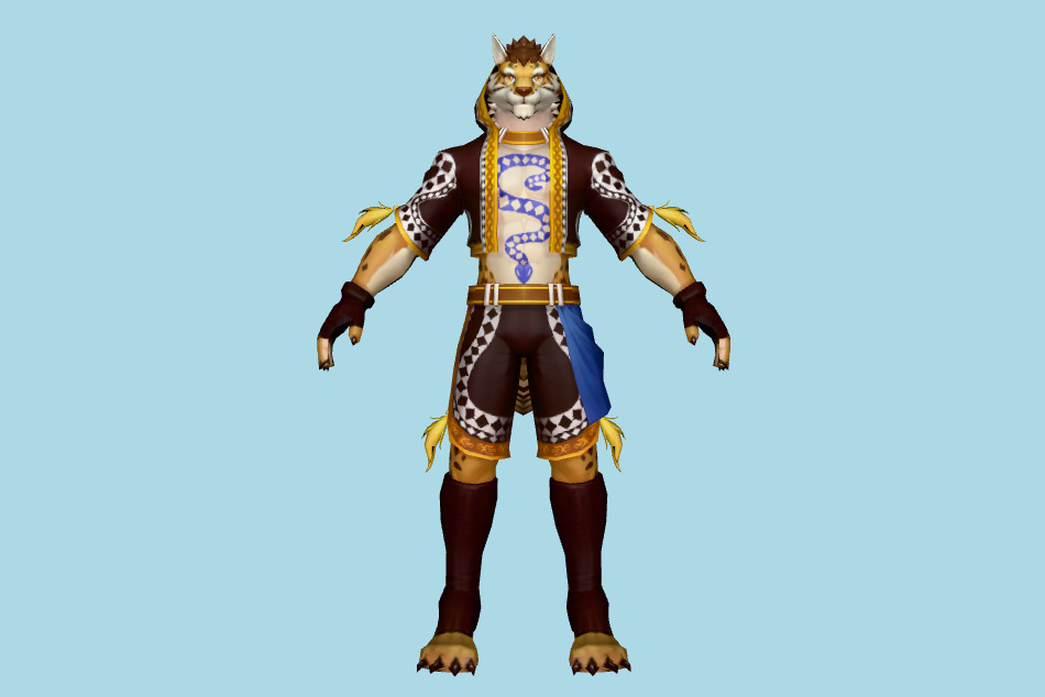 Nekojishi Likulao 3d model