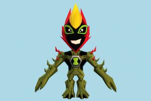 Vilgax FusionFall Ben10, ben, ten, character, monster, cartoon