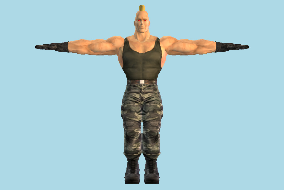 Tekken Jack Tag Tournament 3d model