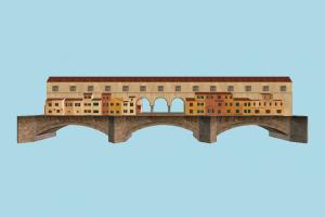 Bridge bridge, city, houses, street, map, house, home, building, bsp, structure