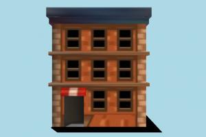 Building building, cartoon, lowpoly, build, market, home, structure