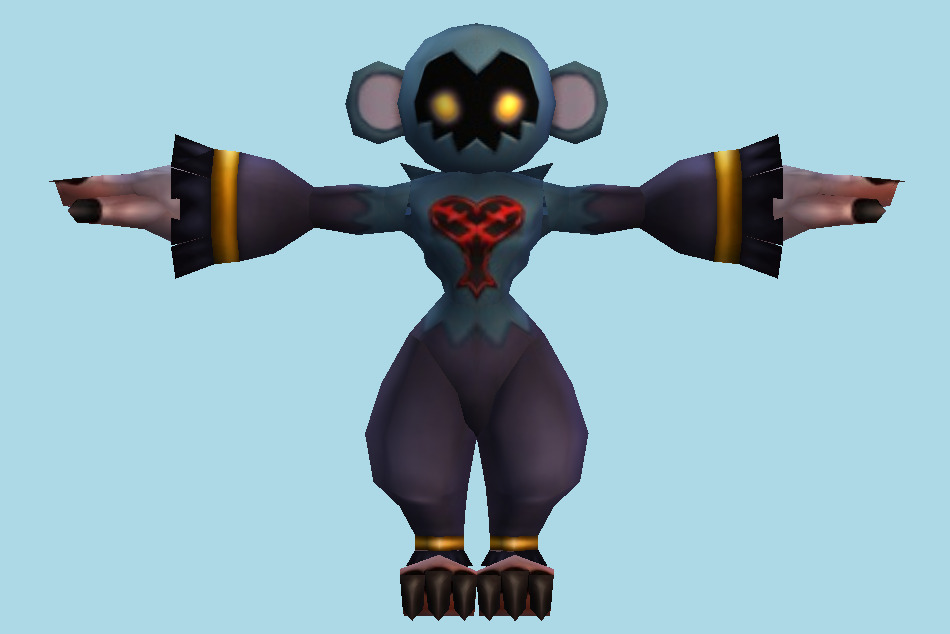 Kingdom Hearts Powerwild 3d model