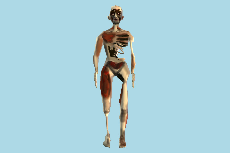 Zombie 3d model
