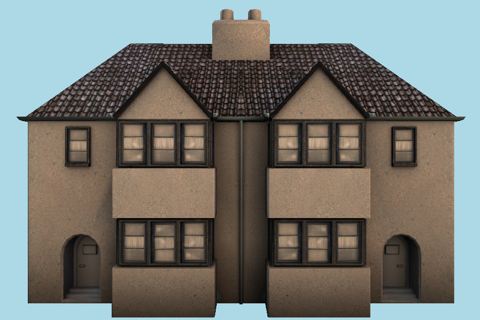 Old City Building 3d model
