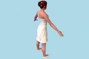 Female Dressing Bride bride-female-dressing-3d-model-3