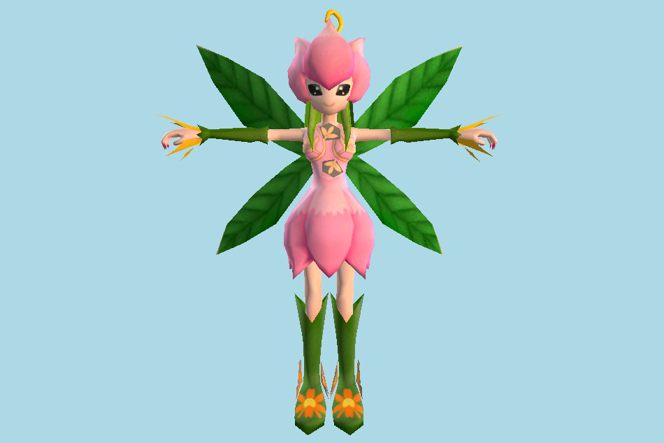 Digimon Palmon 3d model