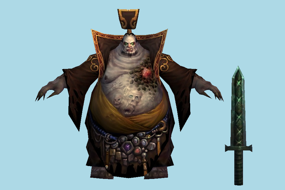 Fat Guy 3d model