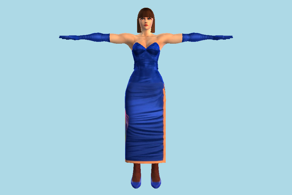 Tekken Anna Tag Tournament 3d model