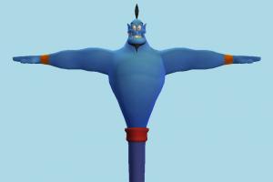 Genie aladden, disney, giant, magician, magic, wizard, character, cartoon