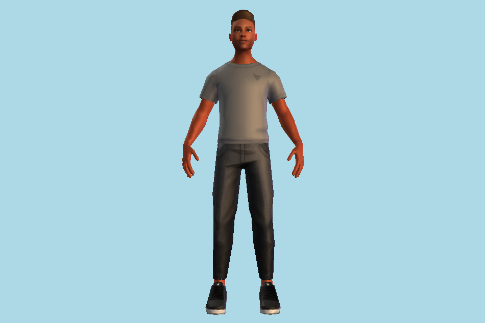 Male 3d model