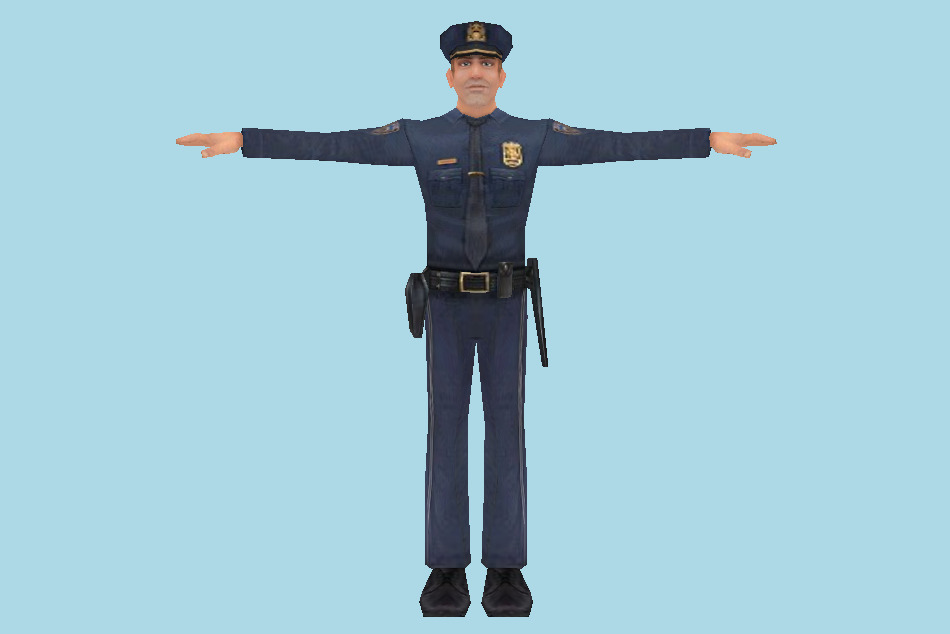 Spider-Man 2 Police Officer 3d model