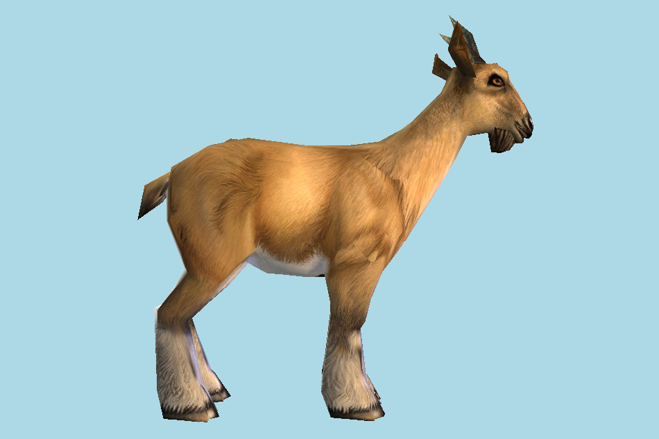 Zoo Tycoon 2 Markhor Female 3d model