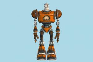 Robot robot, mechanical, character, cartoon