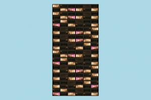 Skyscraper skyscraper, city, night, building, tower, build, domicile, structure