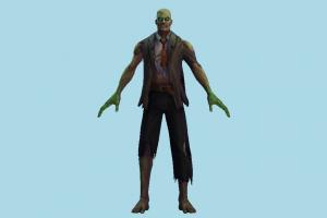 Zombie zombie, infected, evil, monster, character, human, bloody