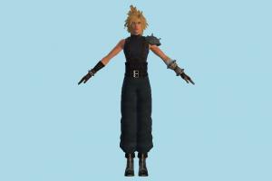 Cloud Strife final-fantasy, blonde, boy, child, male, man, people, human, character, cartoon, fantasy