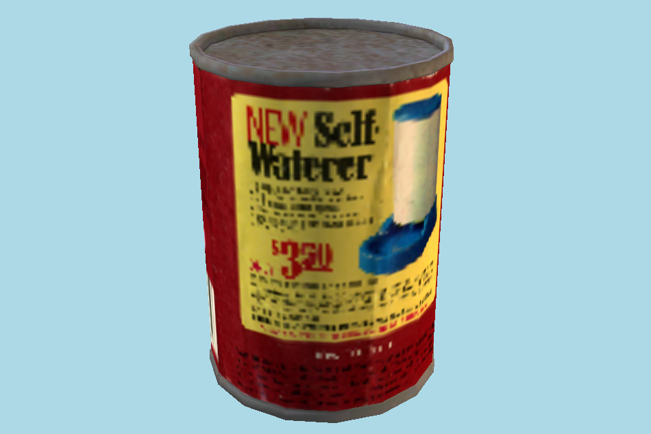 Canned Food 3d model