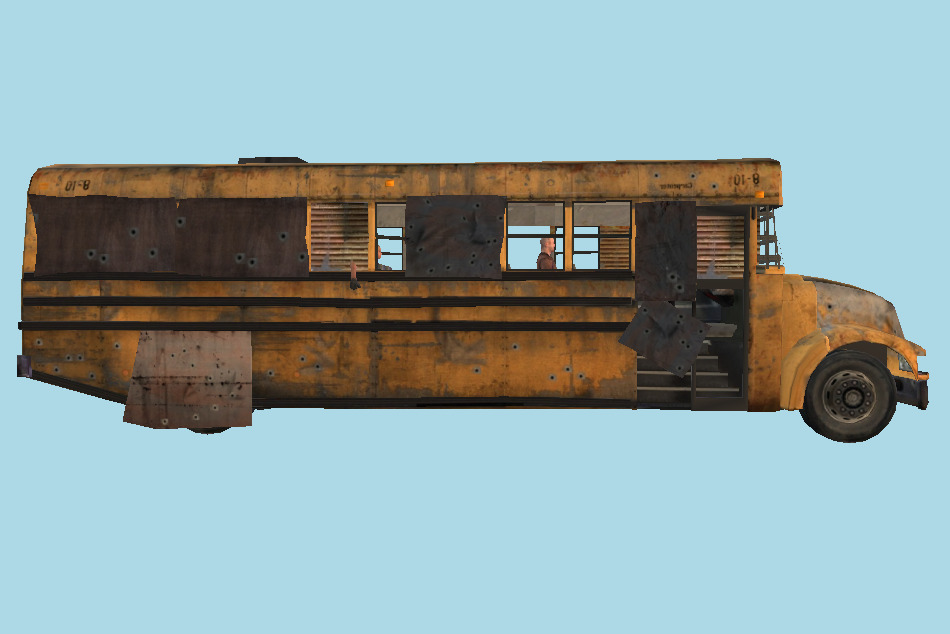 Terminator Salvation Bus 3d model