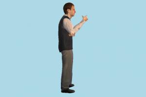 Man man, male, people, human, character, talking, speaking