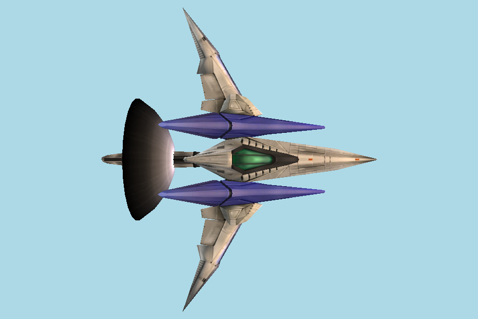 Super Smash Bros. Brawl Fox Effects Arwing 3d model
