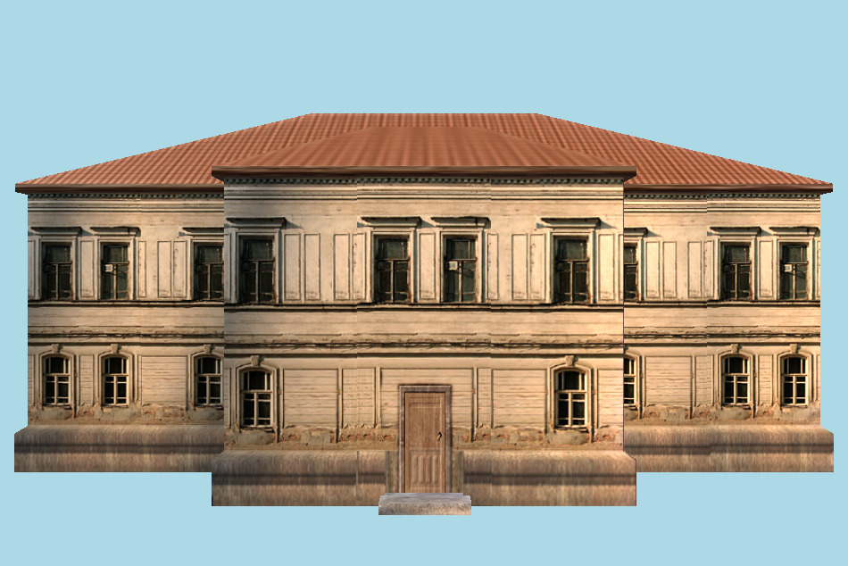 Building Hotel 3d model