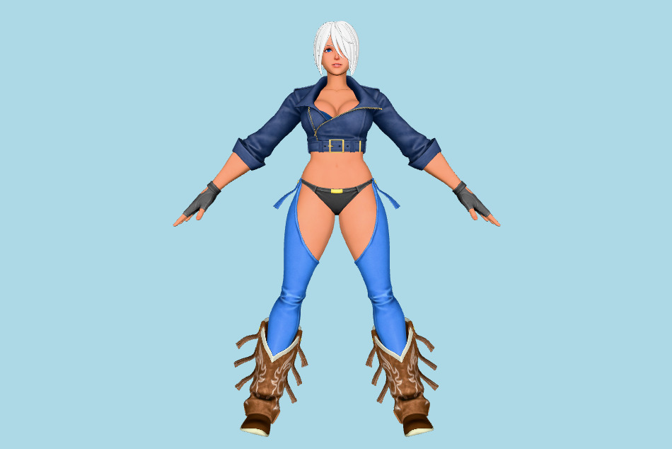 King Of Fighters XV - KOF Angel 3d model
