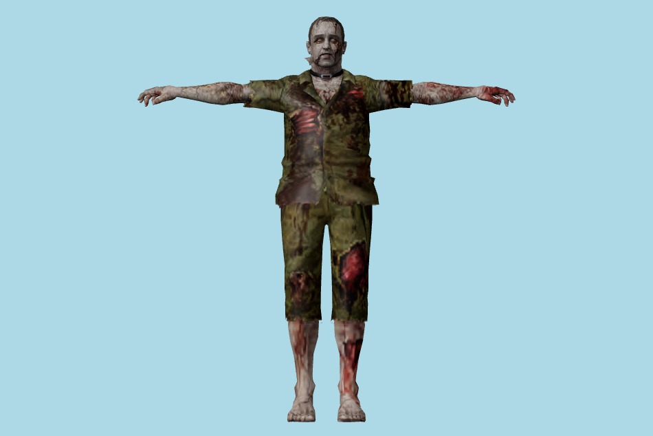 Resident Evil: Chronicles - CVX Zombies Pack 3d model