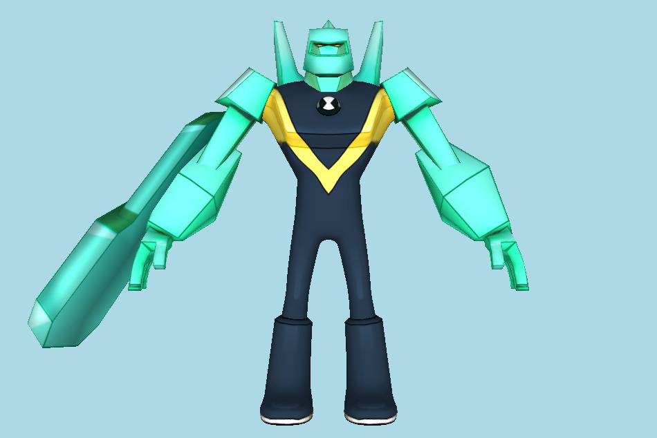 Ben 10 Diamondhead 3d model