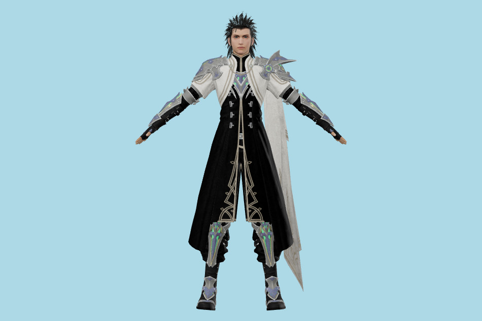 Final Fantasy Ever Crisis - FFVII Zack (Guardian Style) 3d model