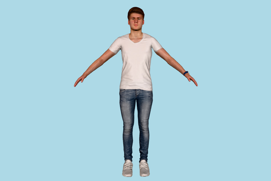 Ethan Casual Male 3d model